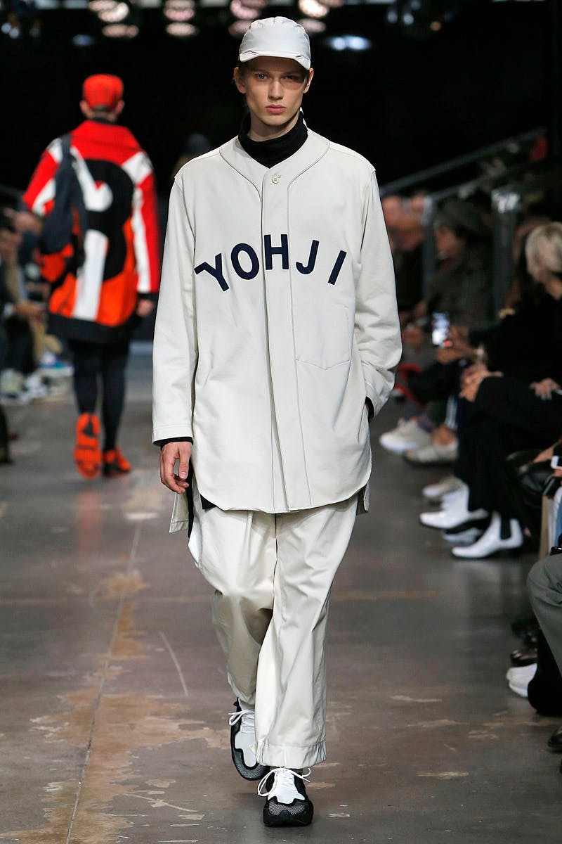 Y3 Paris Menswear Fashion Week Fall Winter 2019 Paris Jan 2019 Adidas yohji yamamoto
