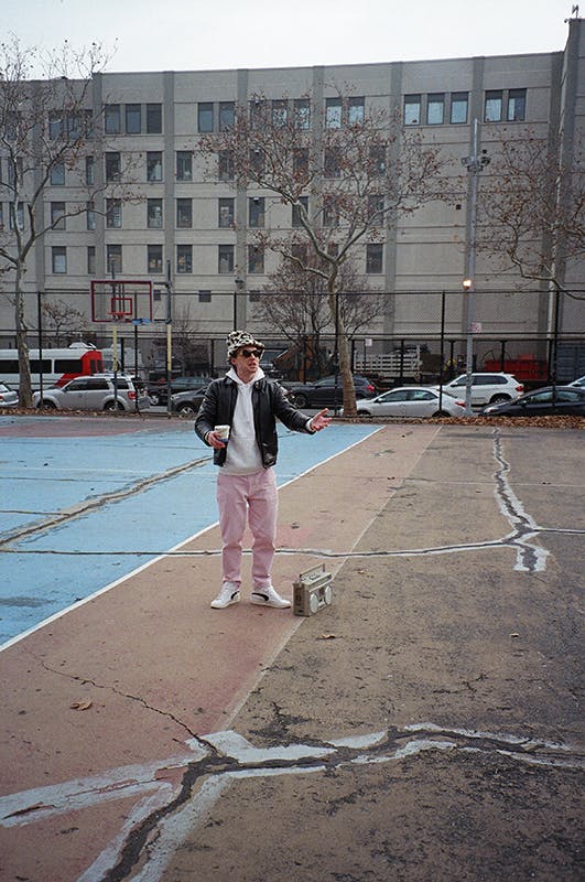 blazer slam jam white