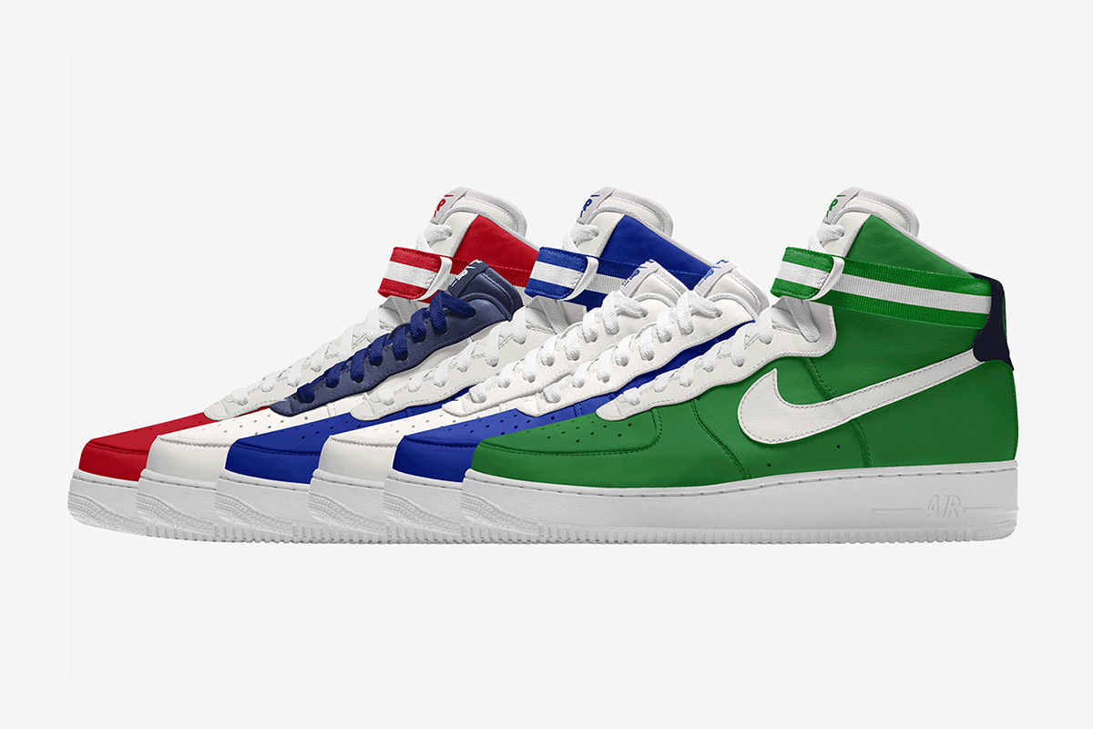 nike air force 1 ncaa patches release date price Nike By You