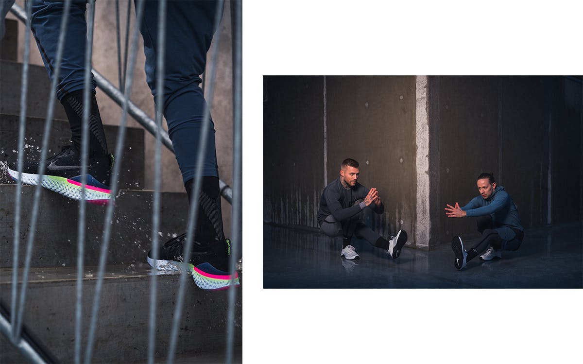 kontra k running KRAFT Runners Nike Epic React Flyknit 2