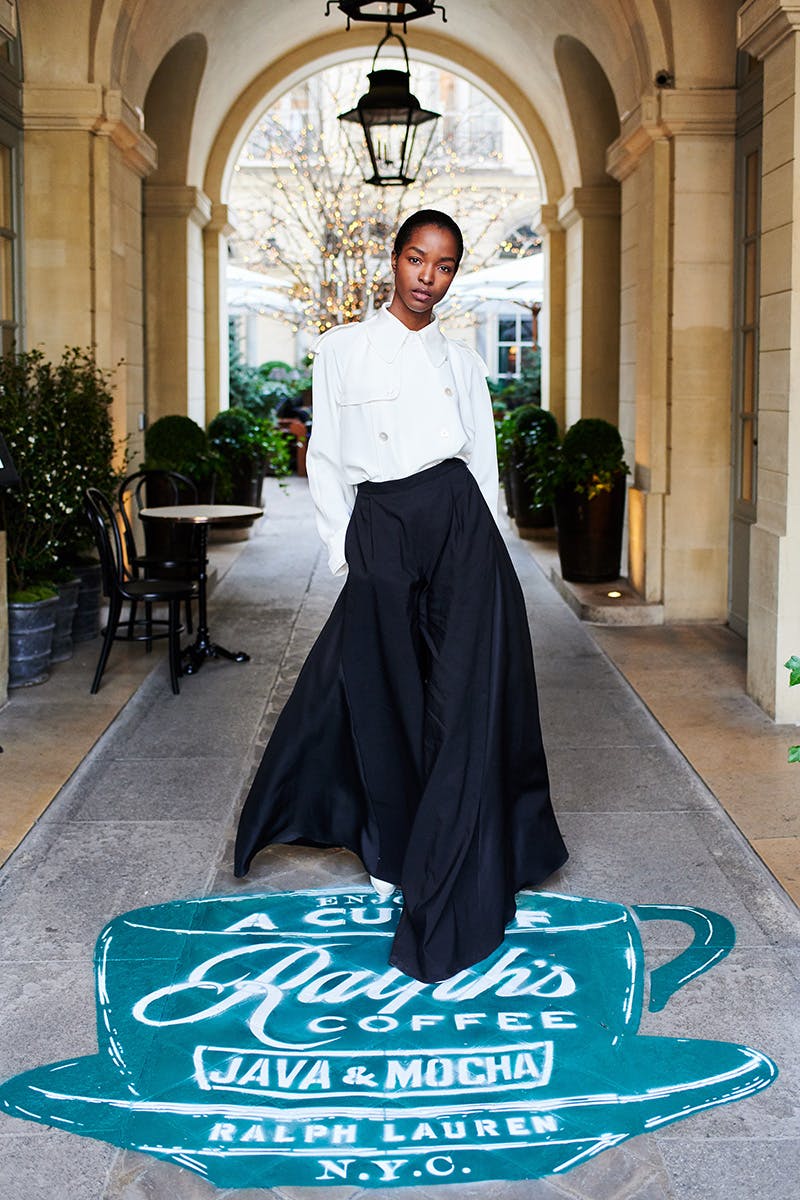 ralph lauren coffee shop pfw