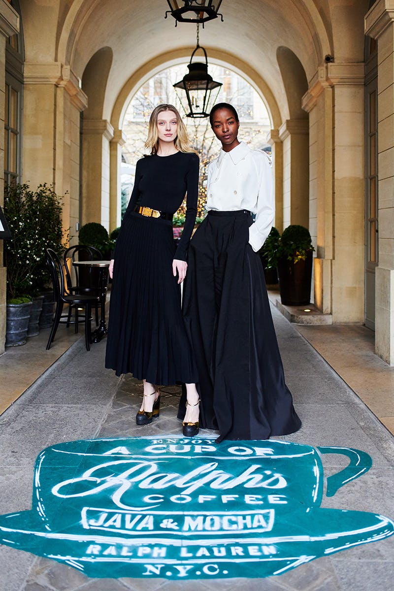 ralph lauren coffee shop pfw