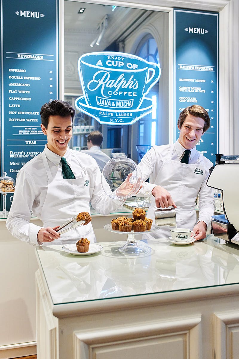 ralph lauren coffee shop pfw