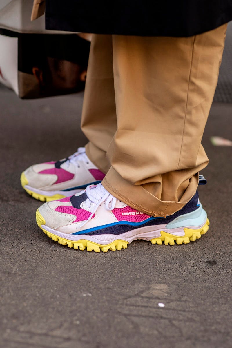 womens fashion week milan fw19 sneaker street style Adidas Nike