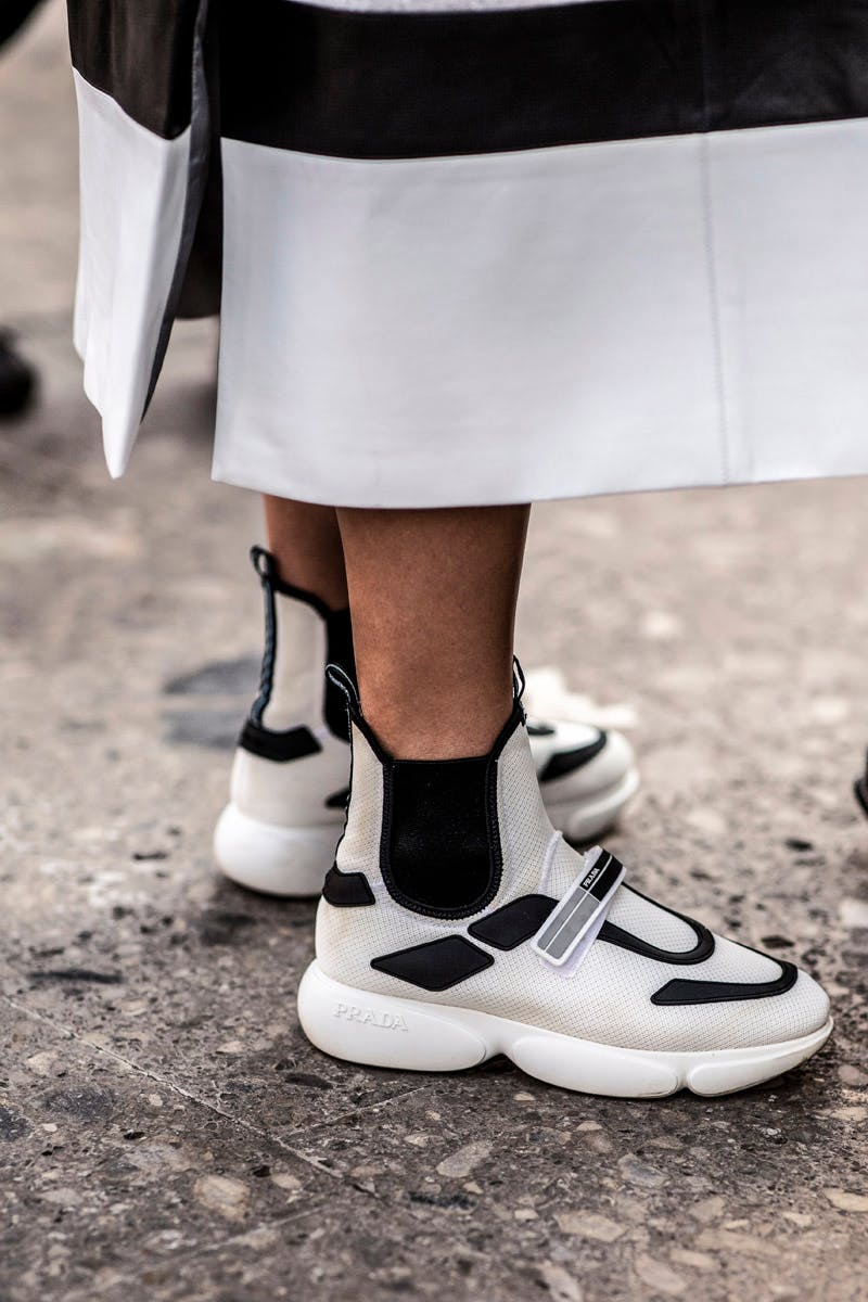 womens fashion week milan fw19 sneaker street style Adidas Nike