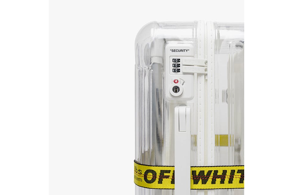 Off-White™ x RIMOWA Transparent Suitcase Collab