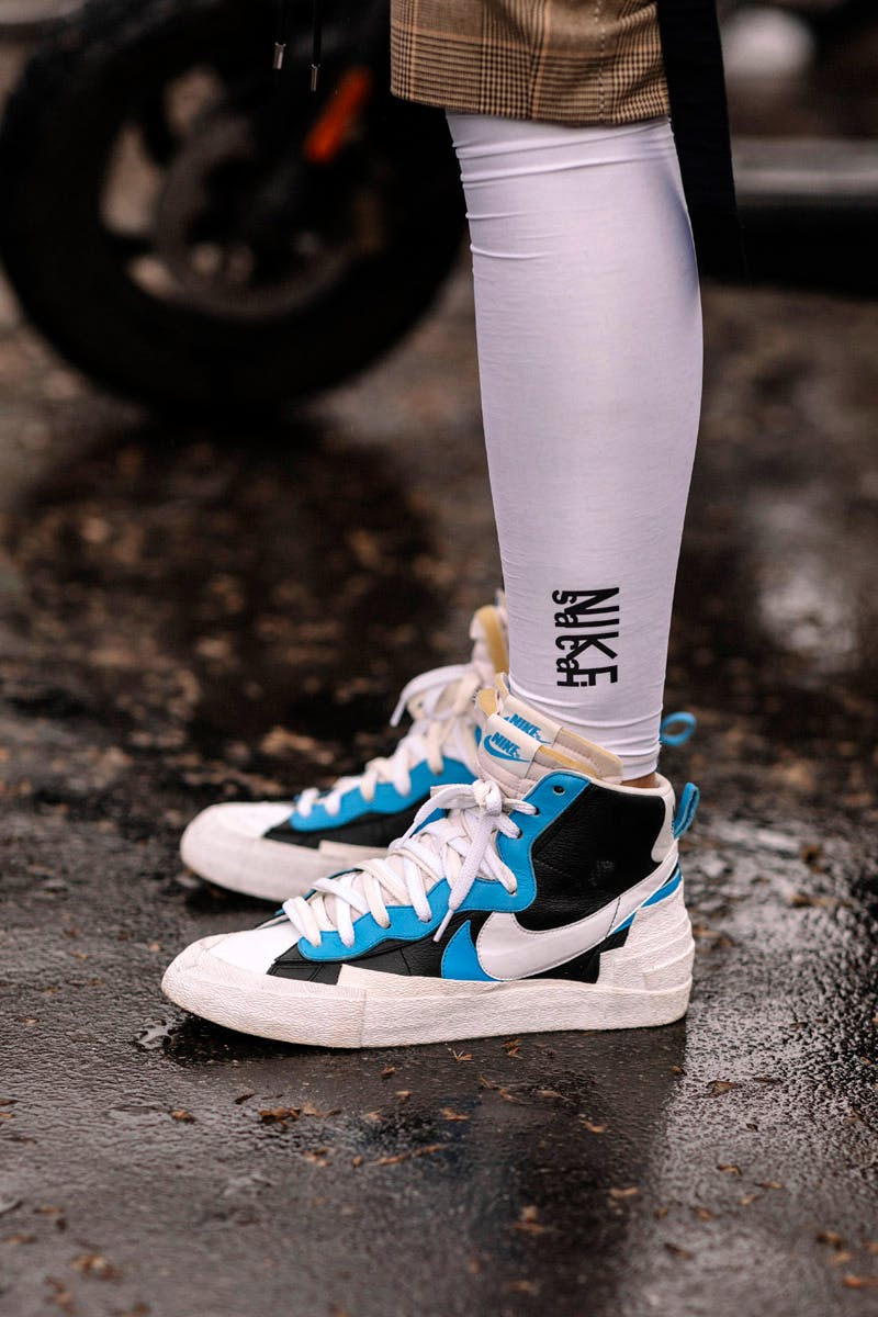 paris fashion week womens fw19 sneaker street style Adidas Balenciaga Nike