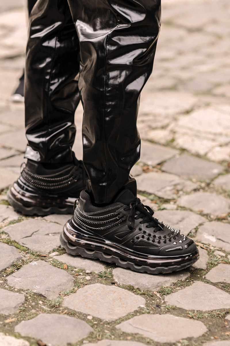 paris fashion week womens fw19 sneaker street style Adidas Balenciaga Nike