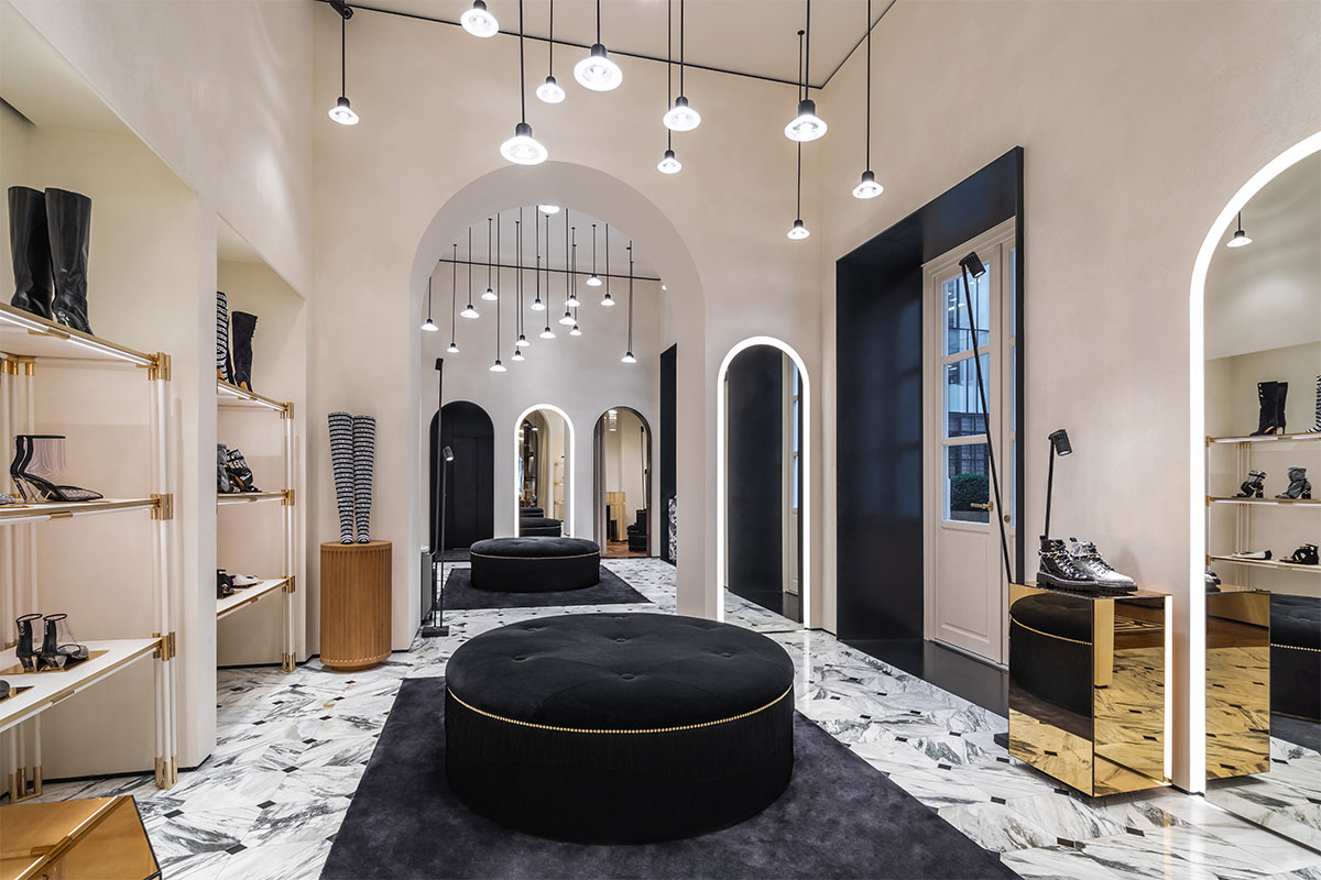balmain paris new flagship store Olivier Rousteing