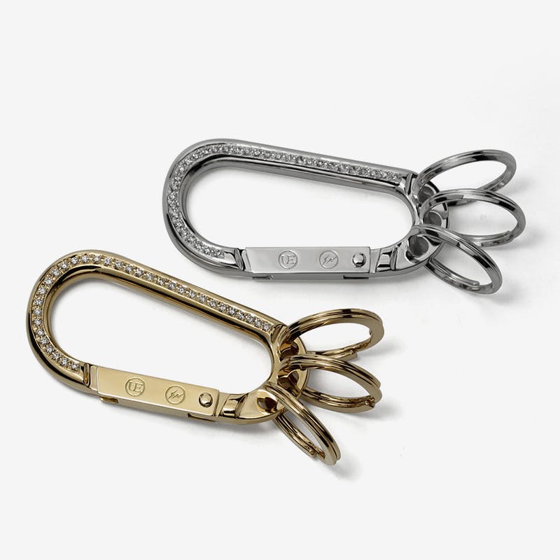 uniform experiment 18k gold carabiner IVXLCDM