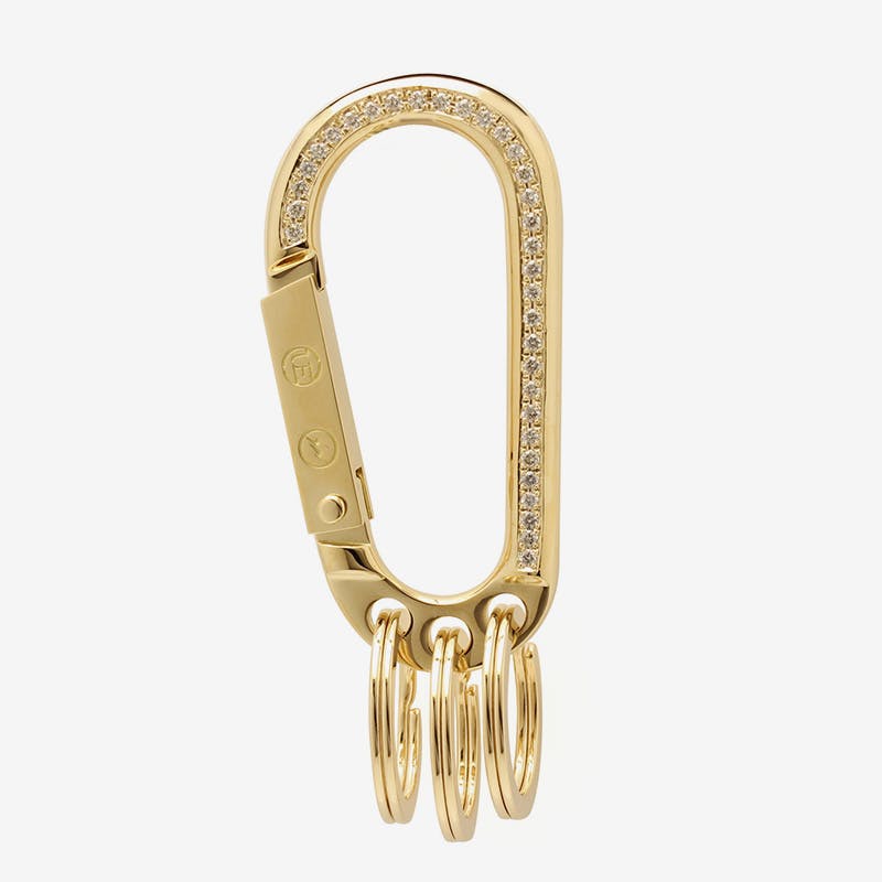 uniform experiment 18k gold carabiner IVXLCDM