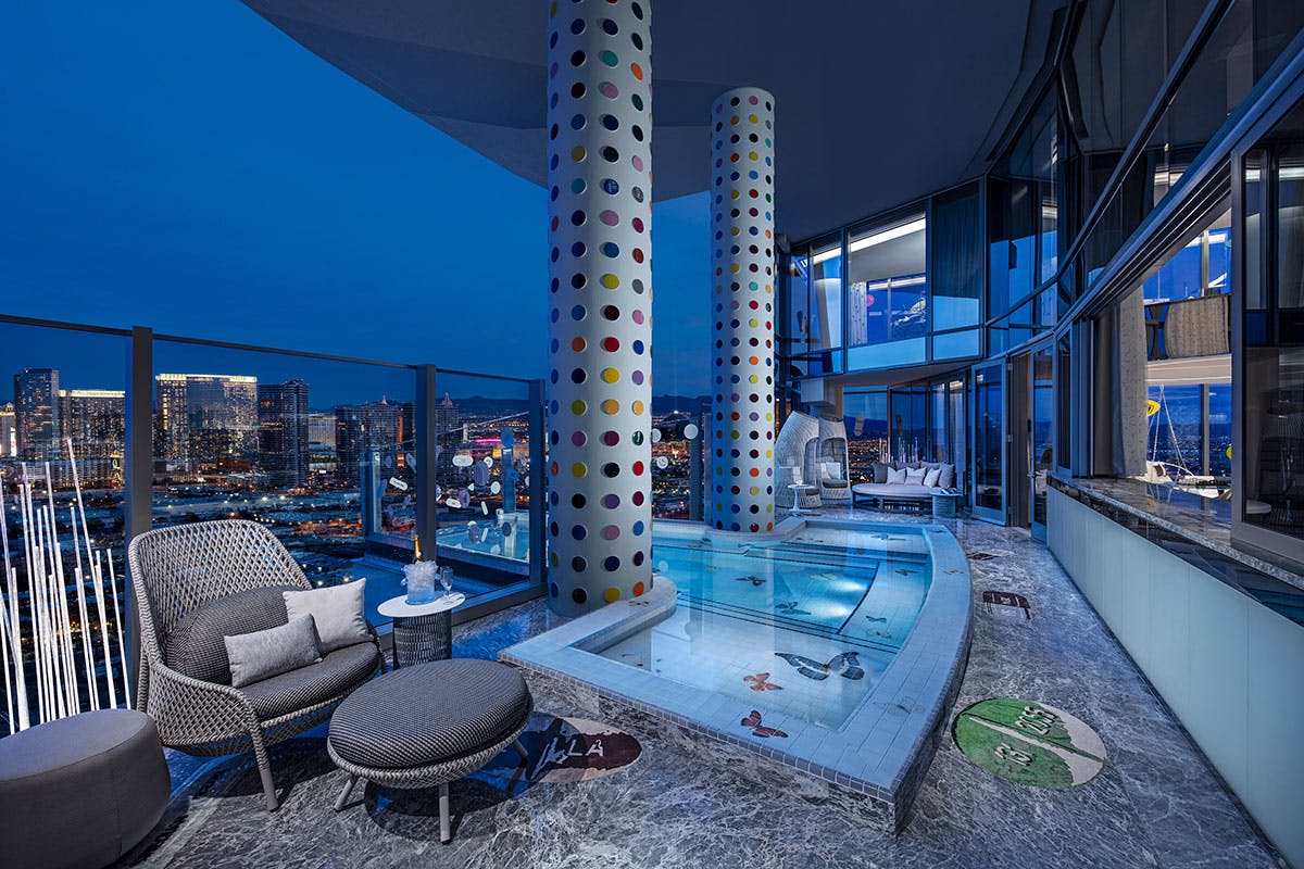 insane creative process behind worlds expensive hotel room Tal Cooperman damien hirst the palms