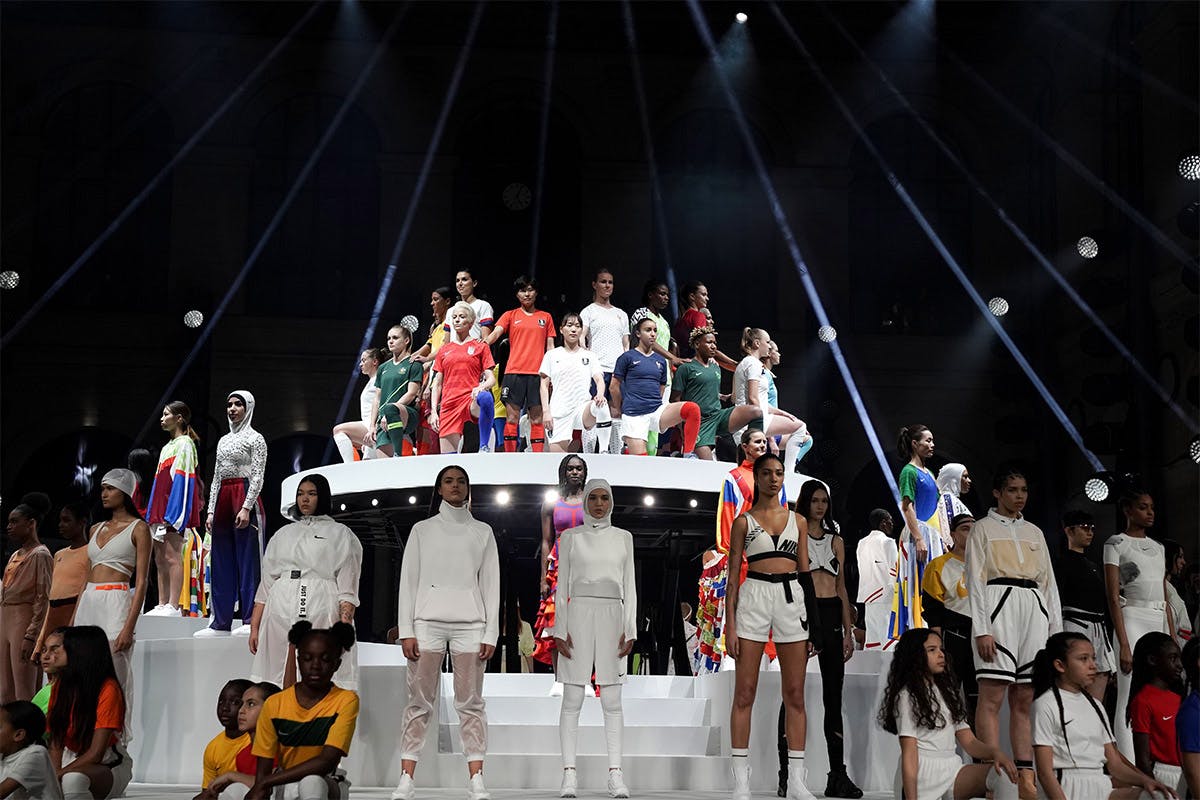 nike womens world cup event paris nike football