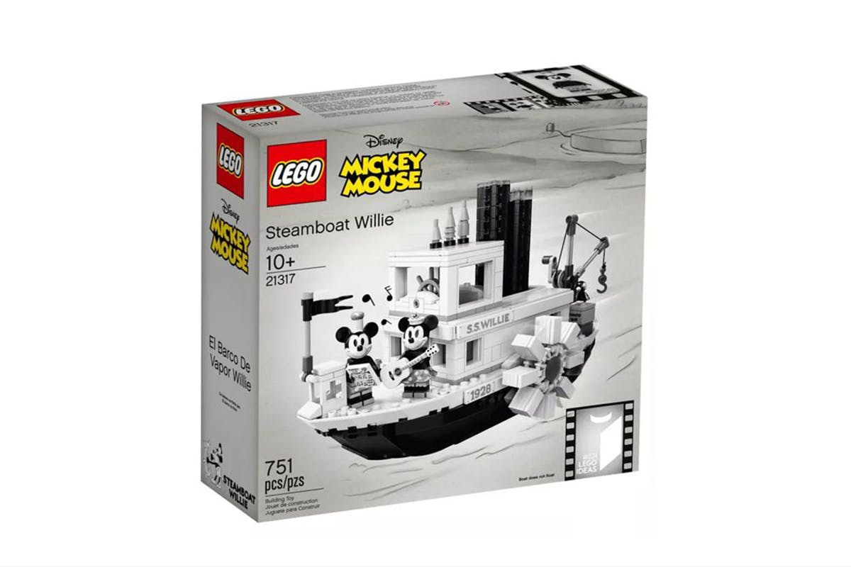 lego ideas steamboat willie set disney