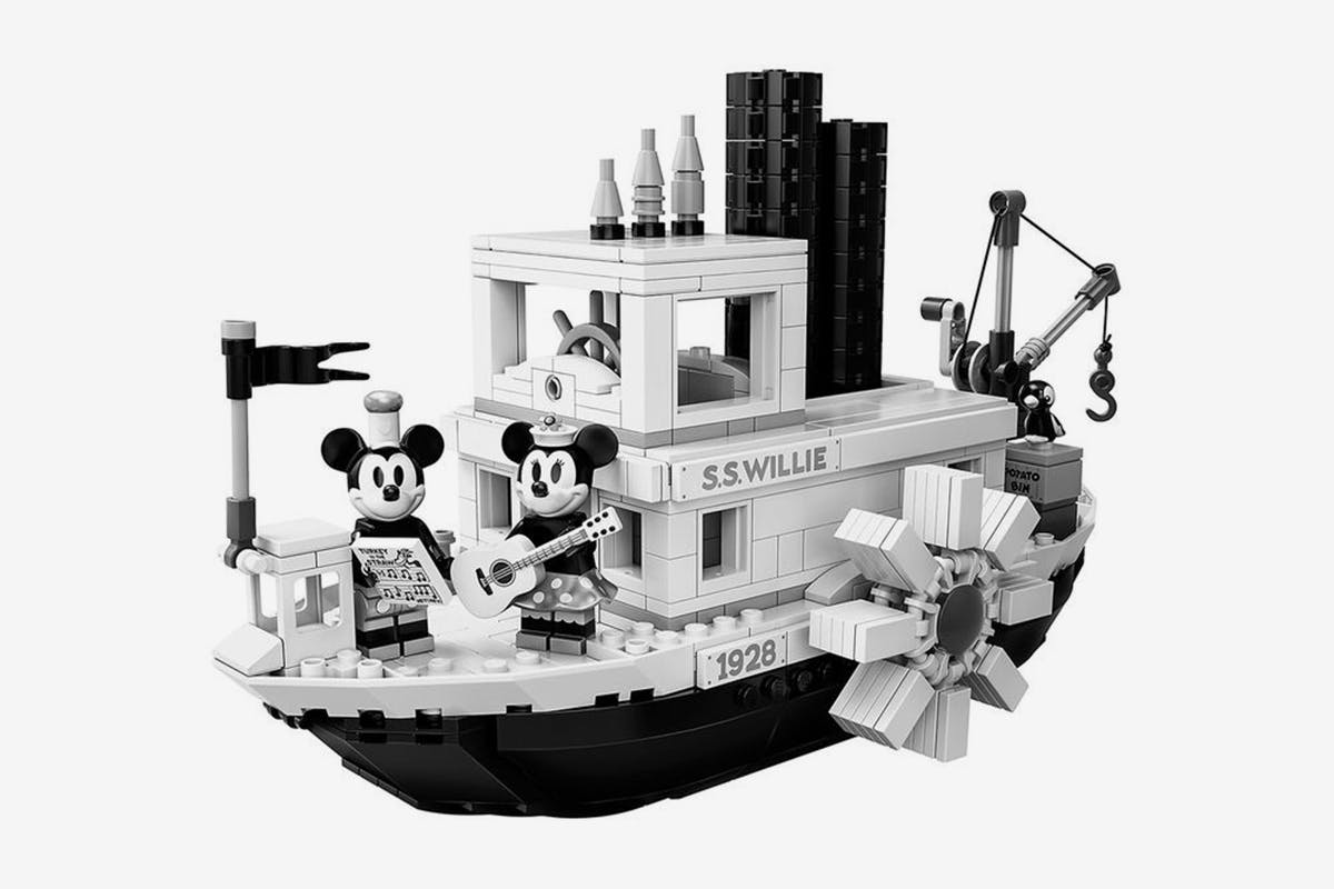 lego ideas steamboat willie set disney