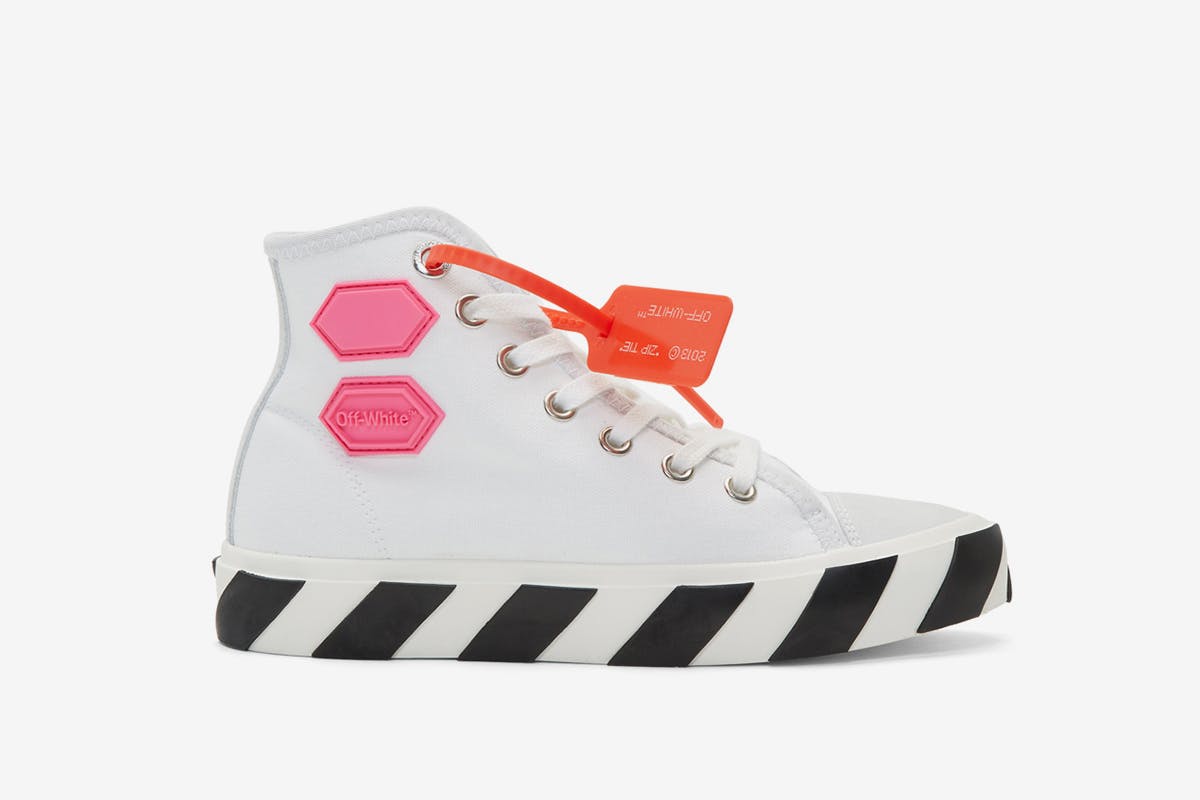 Off-White c/o Virgil Abloh Vulcanized Canvas Sneakers in Natural