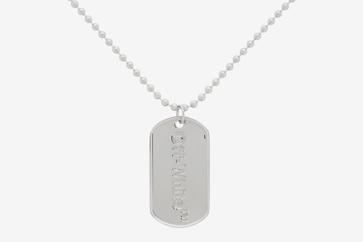 Off-White c/o Virgil Abloh Arrow Chain Necklace in Metallic for Men