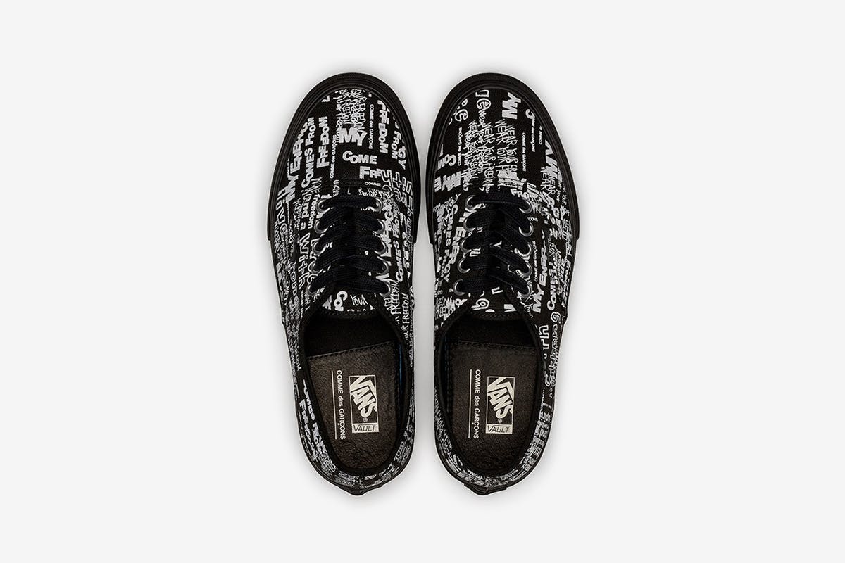 comme des garcons vans authentic release date price