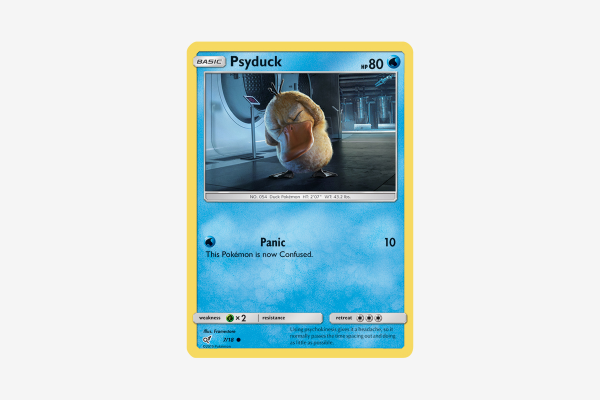 detective pikachu pokemon cards