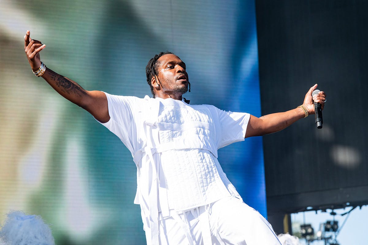 pusha coachella Balenciaga Carhatt Gucci