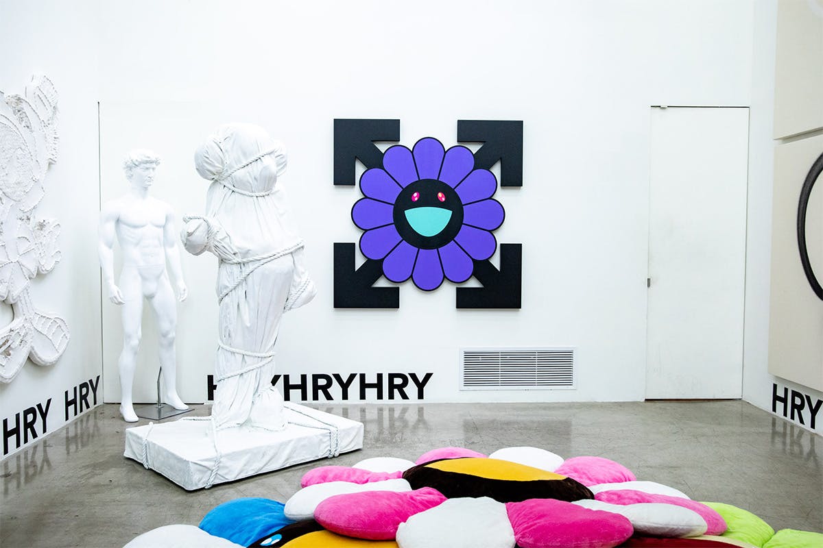 See Virgil Abloh & Takashi Murakami Artwork for Free at HRY SPACE