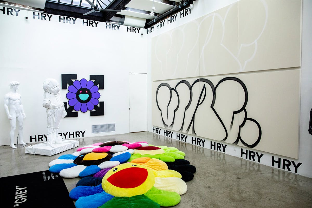 virgil abloh takashi murakami hry space