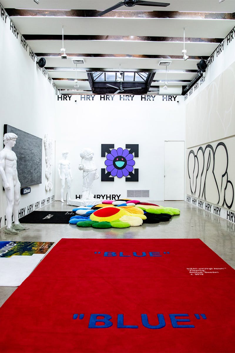 virgil abloh takashi murakami hry space