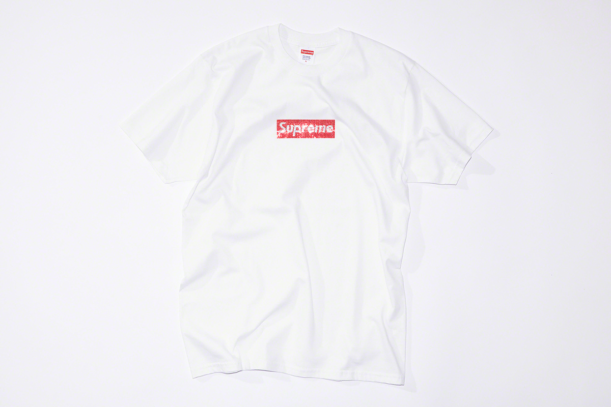 Supreme's Swarovski Box Logo T-Shirt Is Reselling for Almost $1,500