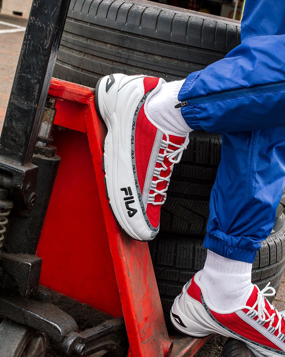 filas dstr97 red blue release date price FILA DSTR97