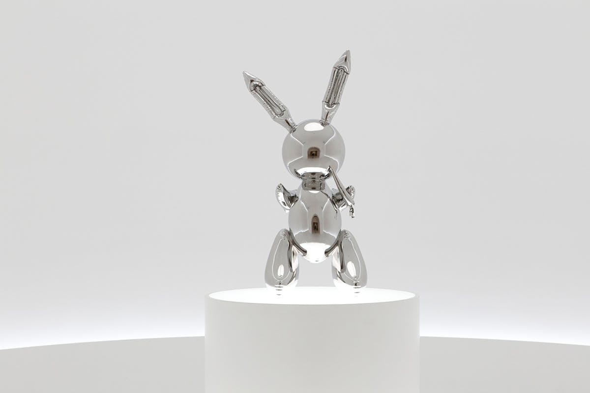 jeff koons rabbit christies auction