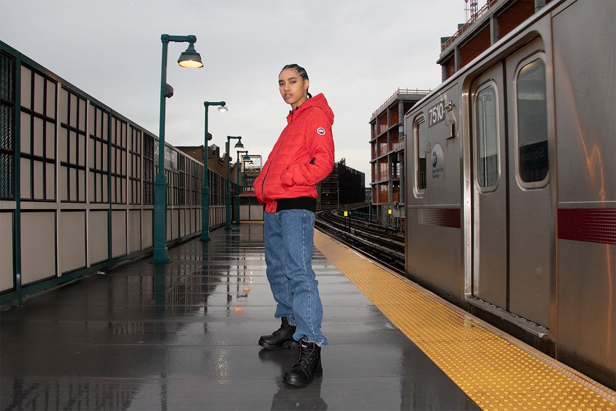 Canada Goose gore-tex street styles