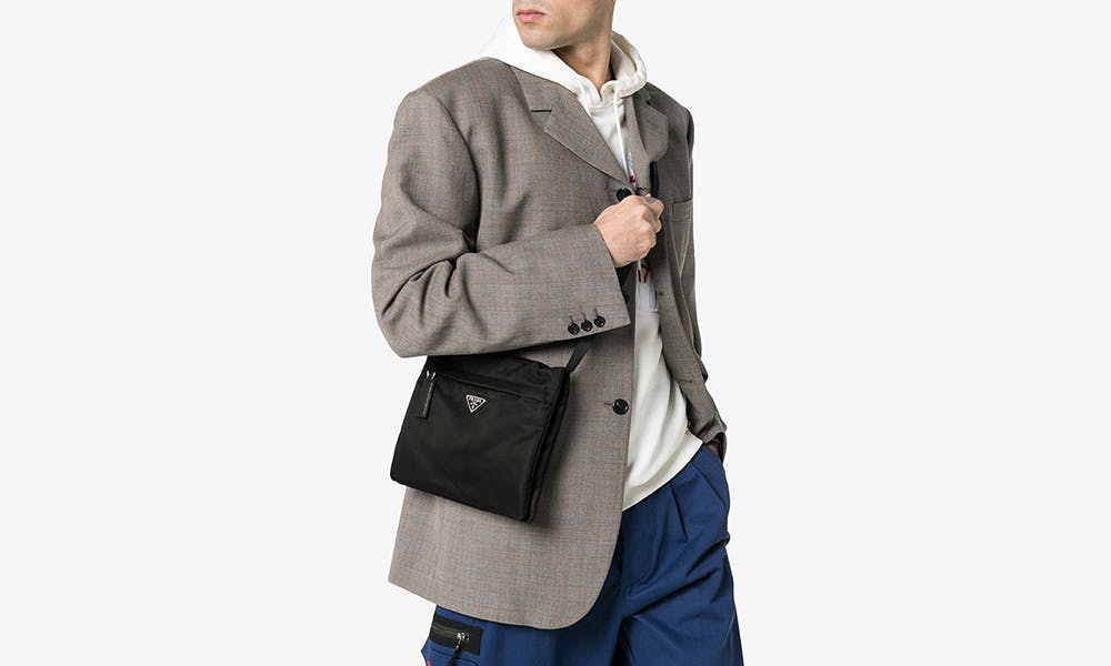 prada crossbody feat Issey Miyake HOMME PLISSÉ Stüssy Supreme