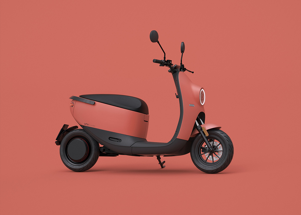 unu electric scooter new LG bosch