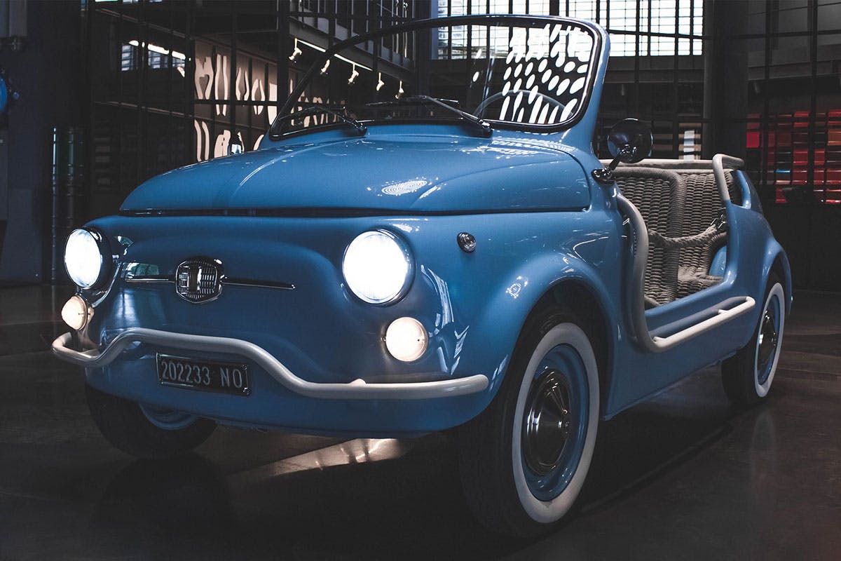 fiat 500 electric garage italia