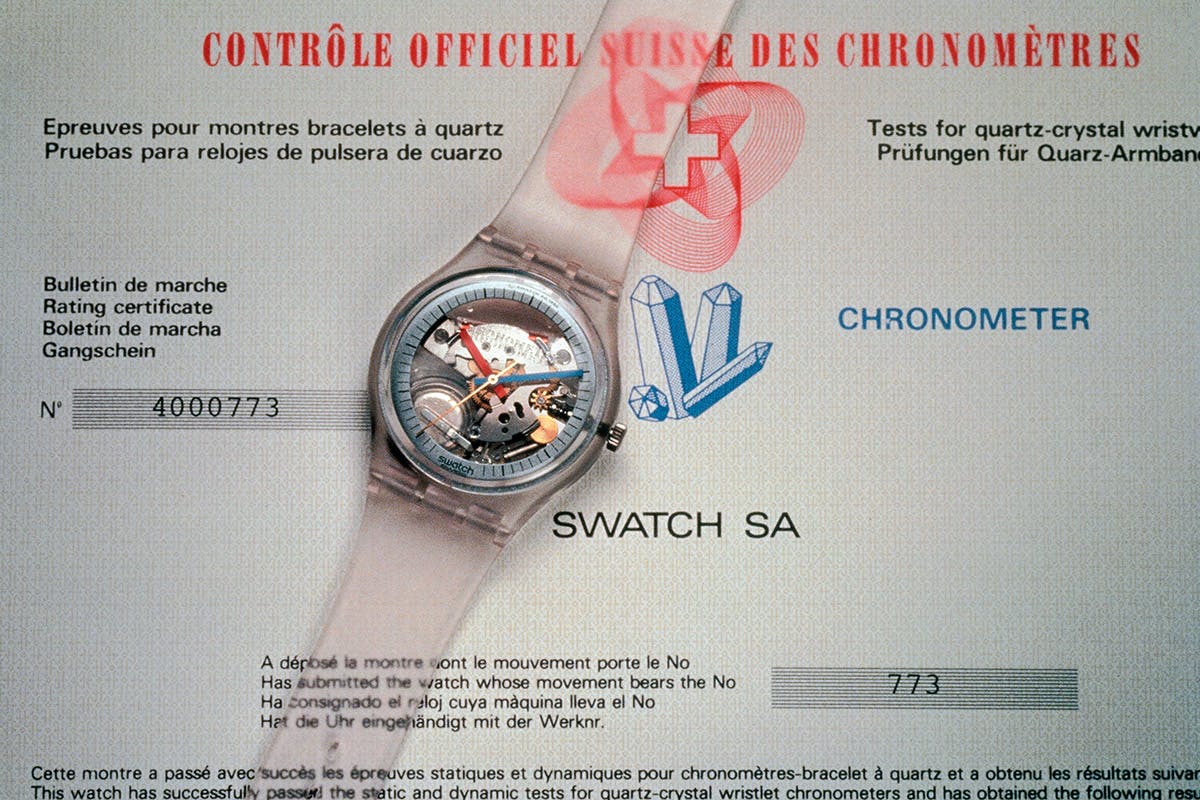 swatch watches history