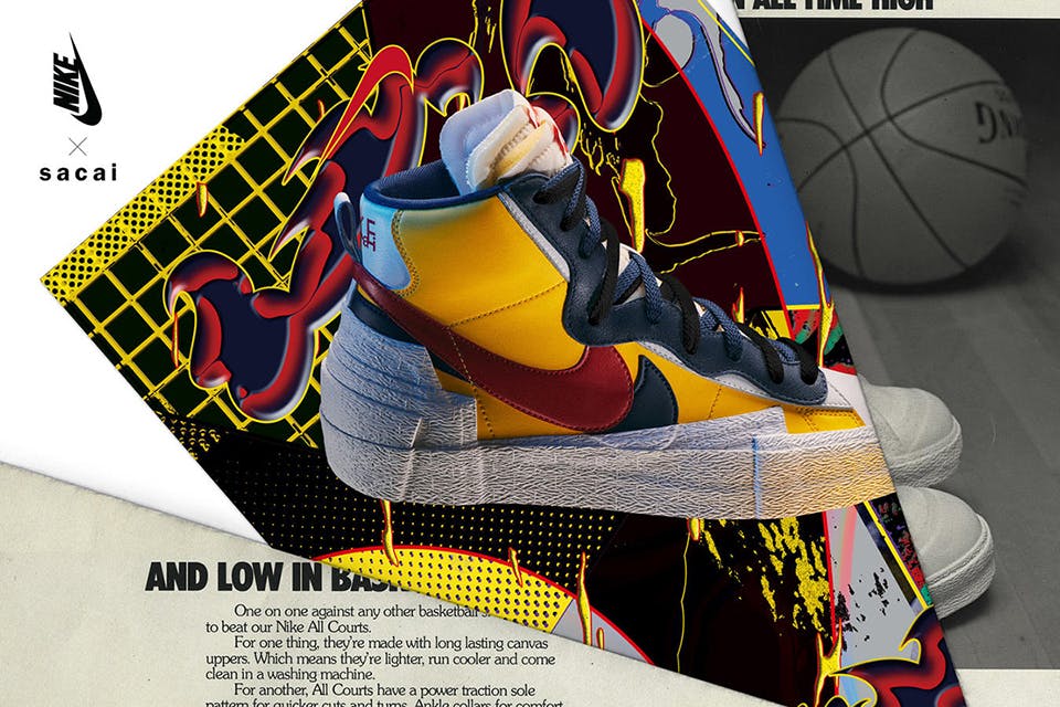 sacai nike ldwaffle blazer mid release date price