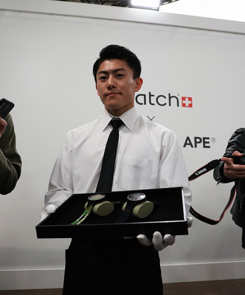 swatch bape big bold tokyo launch Swatch BIG BOLD