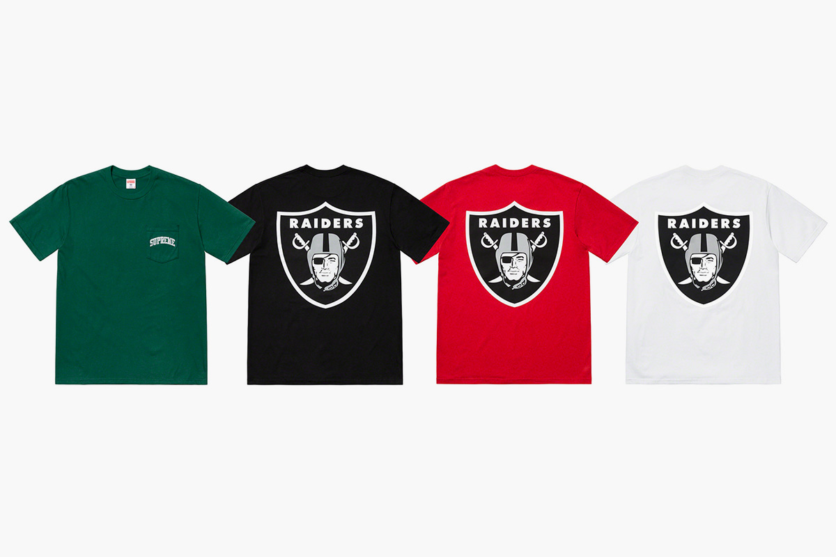supreme raiders nfl spring 19 collection '47