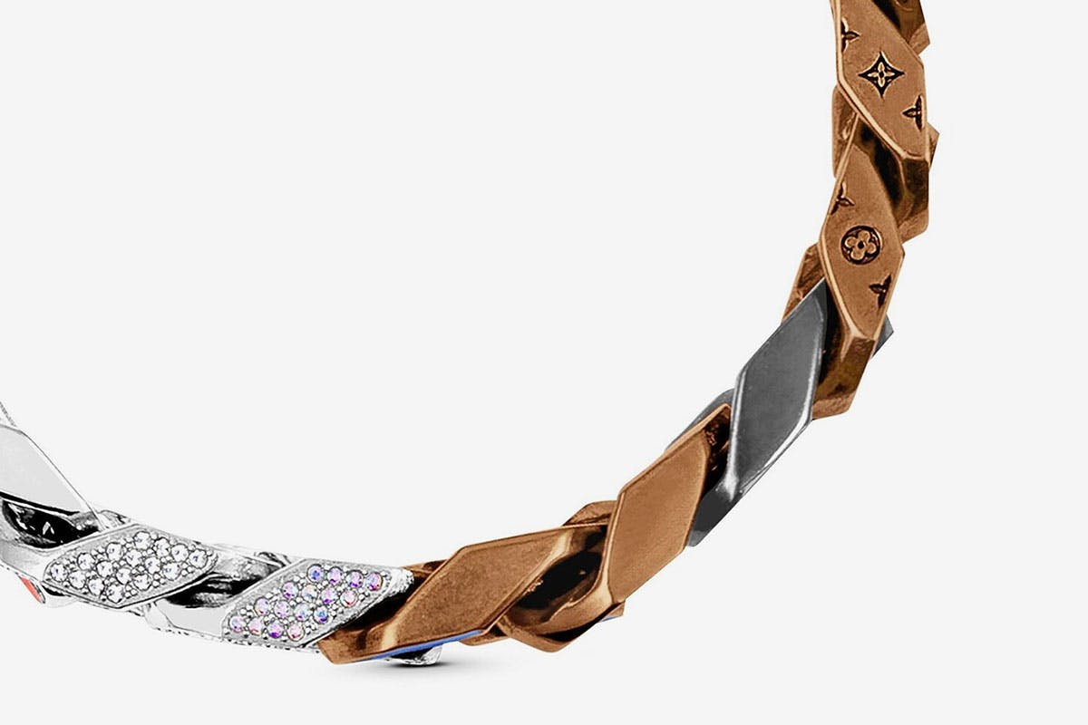 Louis Vuitton, a 'Chain Link' bracelet designed by Virgil Abloh. - Bukowskis