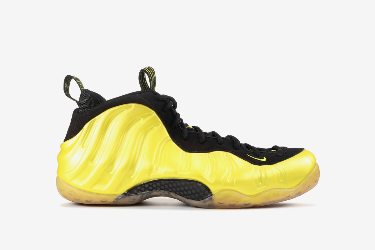 foamposite 33 Foamposite One Warriors Electrolime nike foamposite