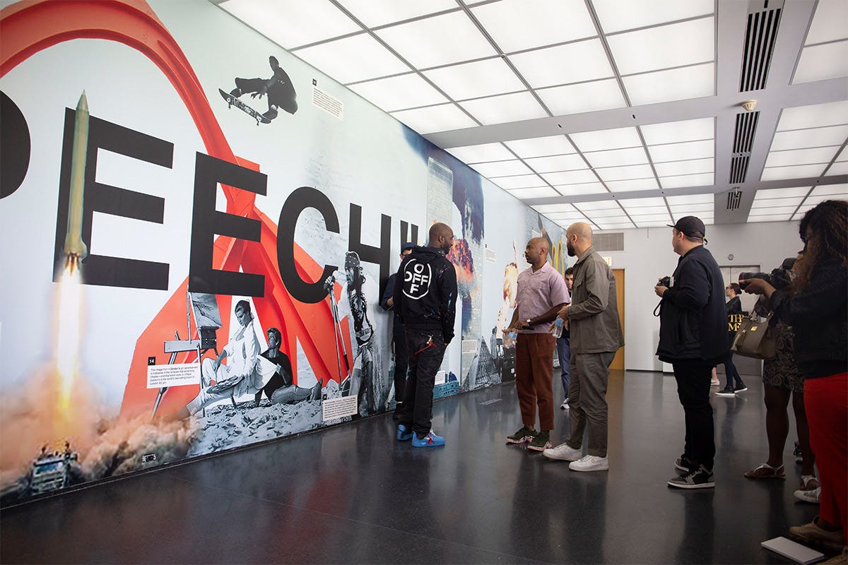 virgil abloh's figures of speech exhibition opens at MCA chicago