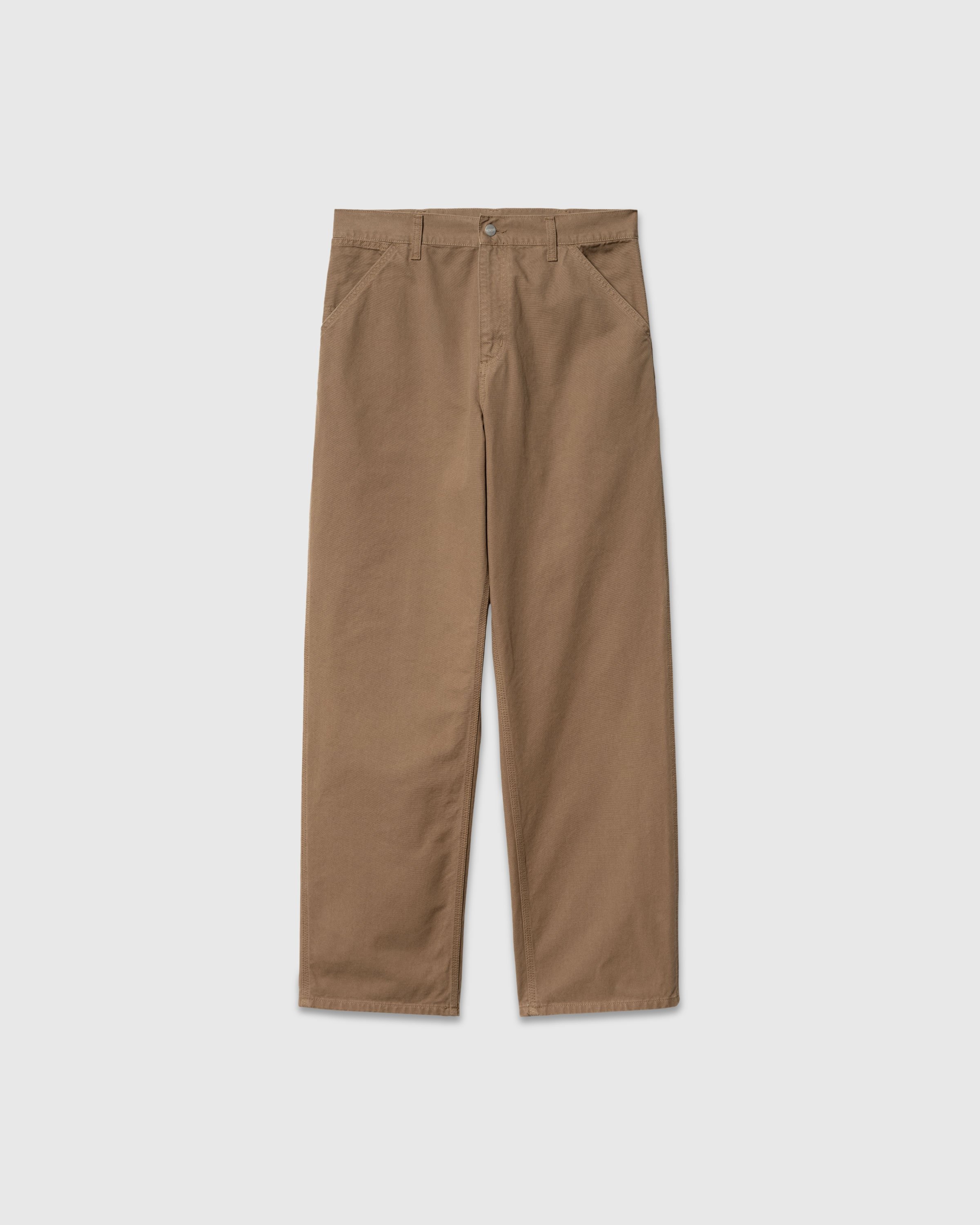 Carhartt WIP - Single Knee Pant Buffalo - Clothing - Brown - Image 1