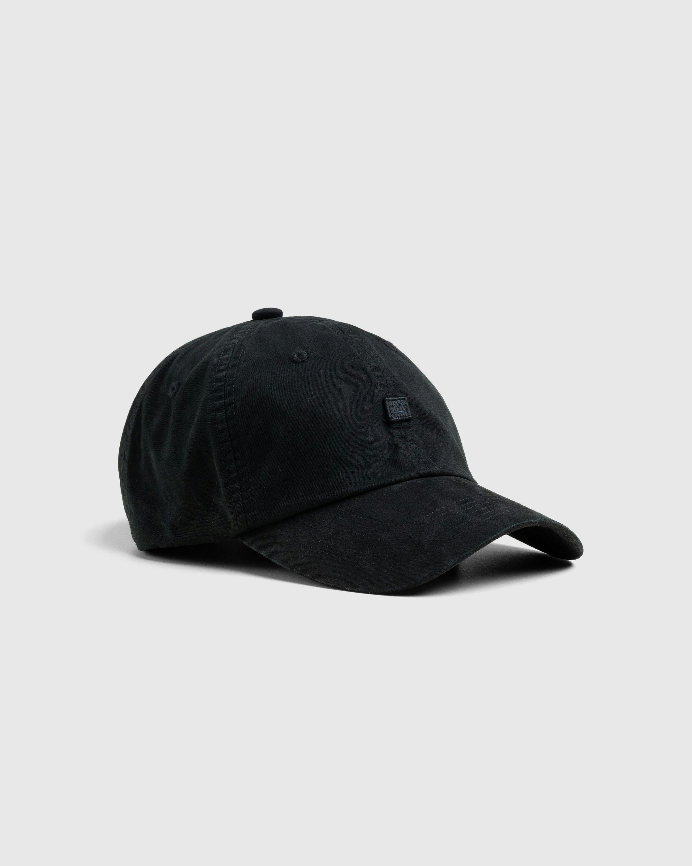 Acne Studios - Face Patch Baseball Cap Black - Accessories - Black - Image 1