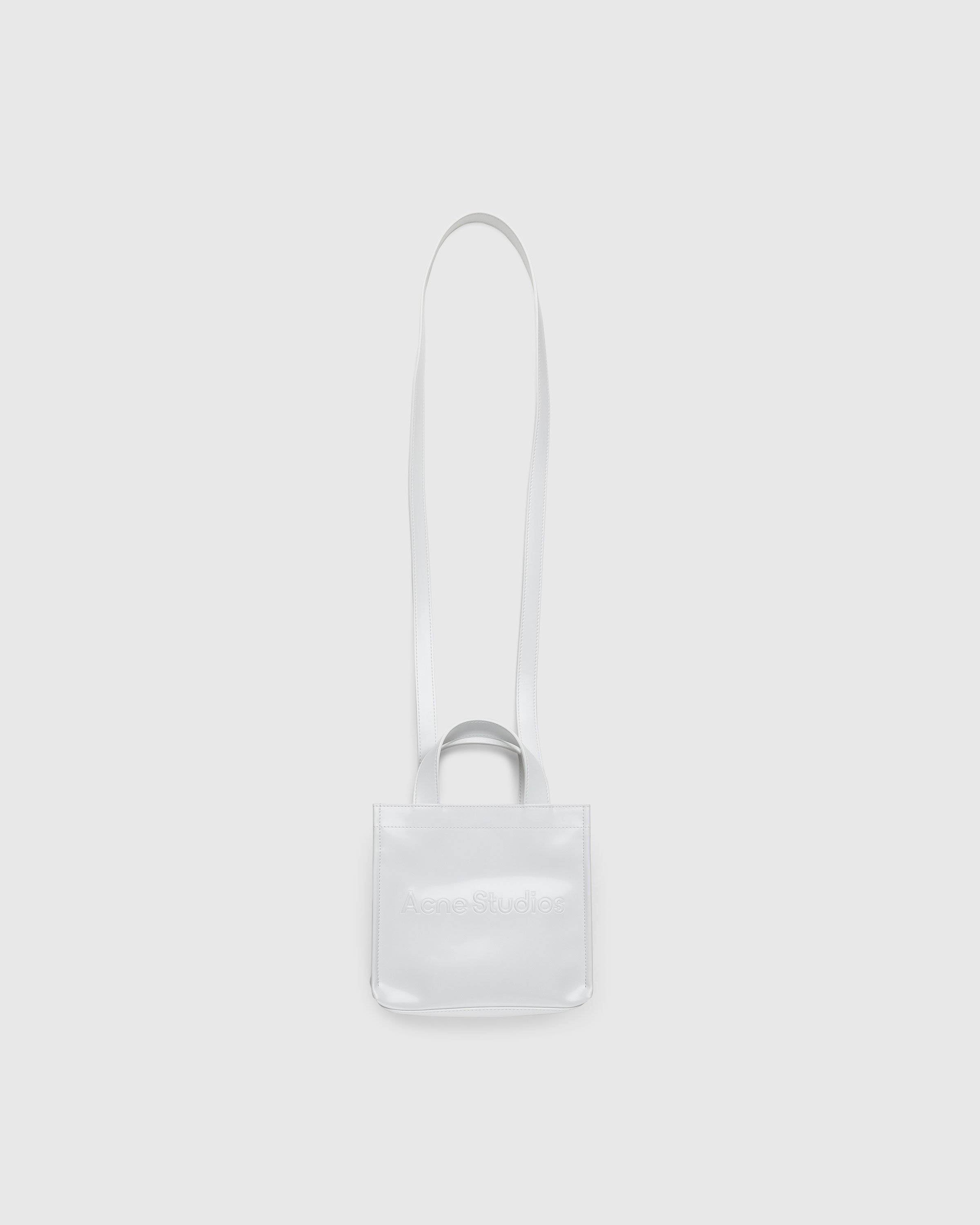 Acne Studios - Mini Logo Tote Bag White - Accessories - White - Image 1