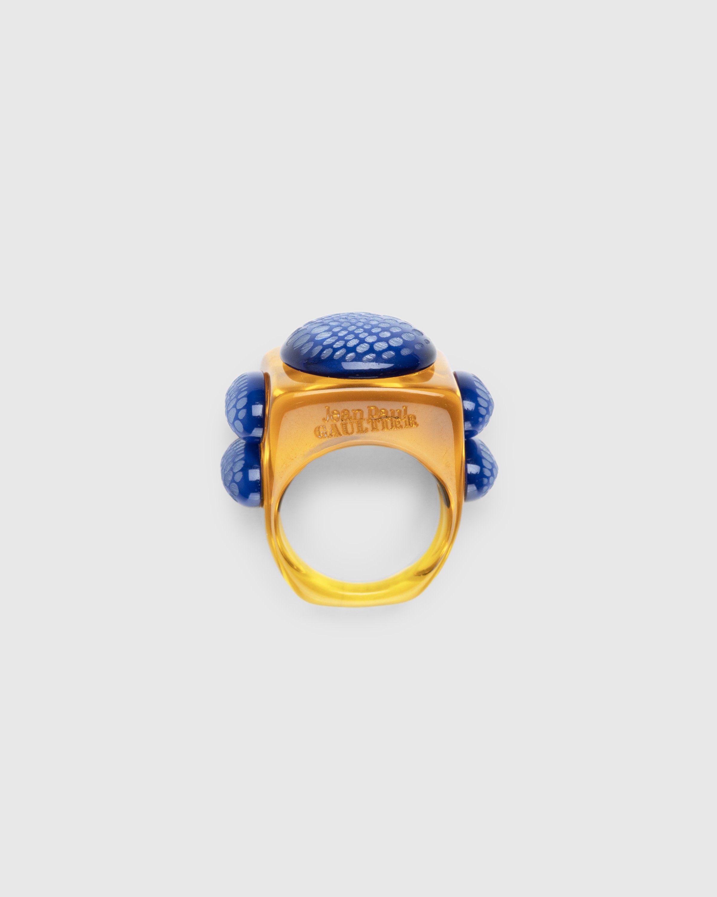 Jean Paul Gaultier - Submarine Ring Amber/Perseo Blue - Accessories - Orange - Image 1