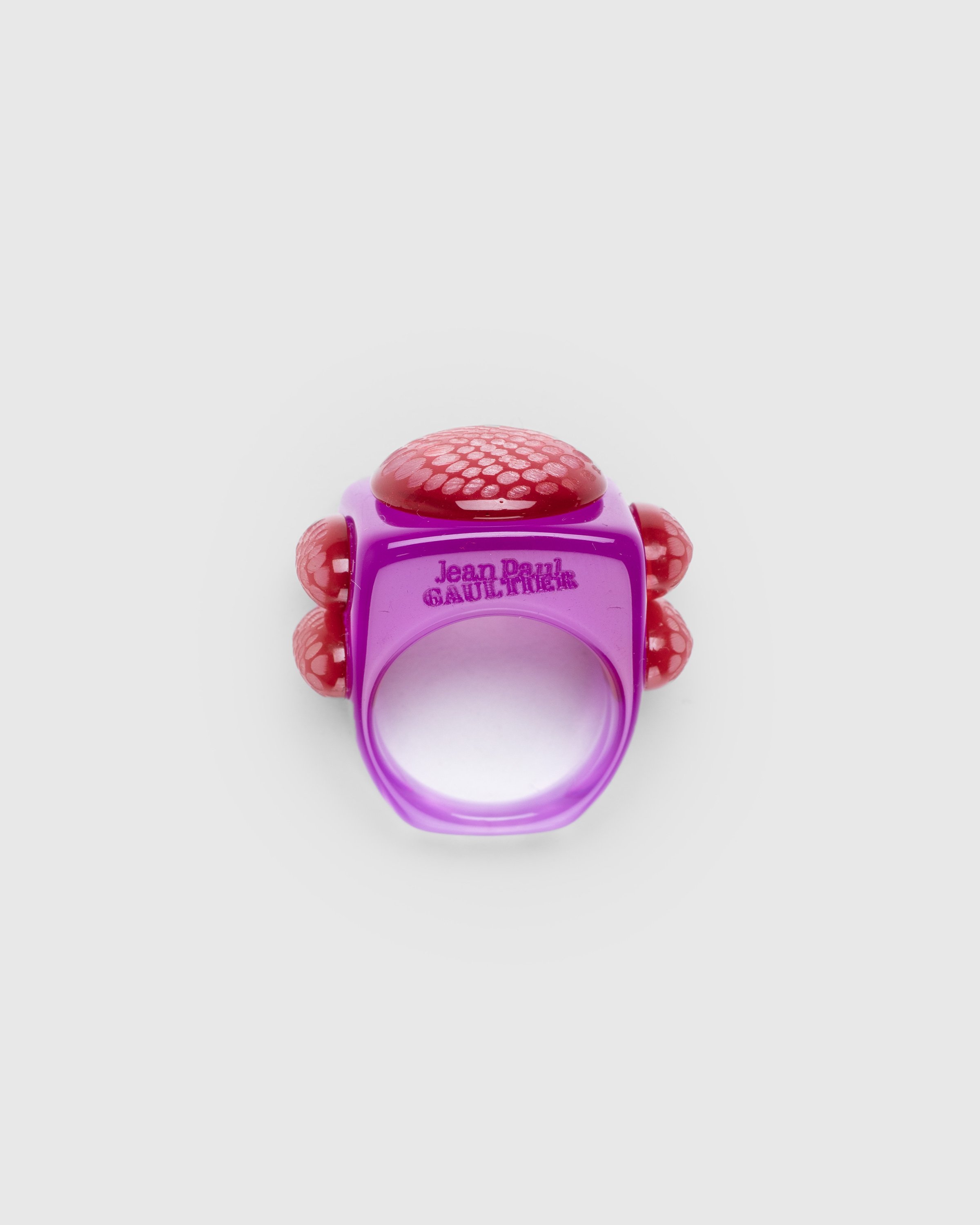 Jean Paul Gaultier - Joya De La Corona Ring Crystal Purple/Perseo Red - Accessories - Purple - Image 1