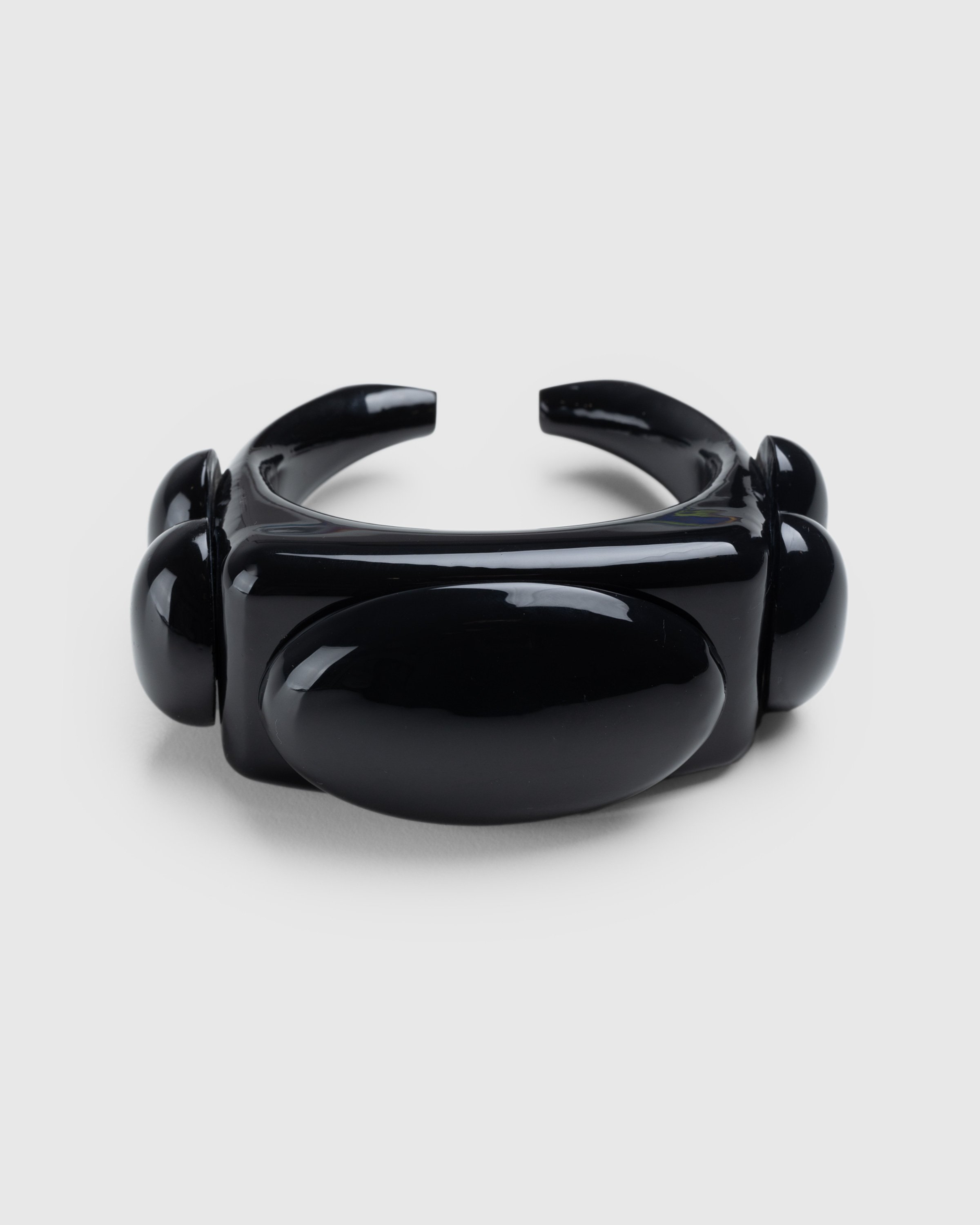 Jean Paul Gaultier - Shiny Square Bracelet Black - Accessories - Black - Image 1