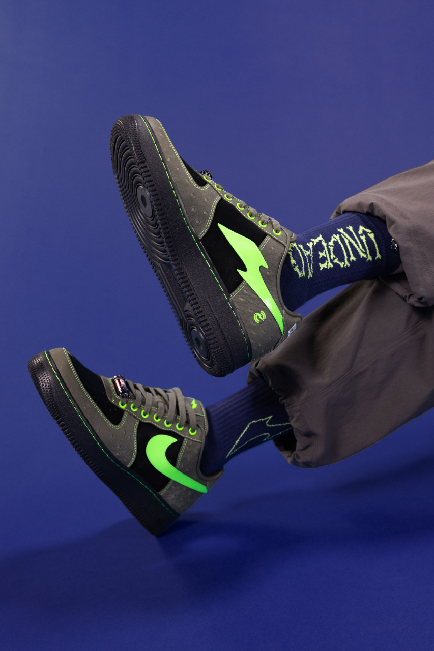 Nike Air Force 1 drip Black Custom Sneaker AF1 -  Finland