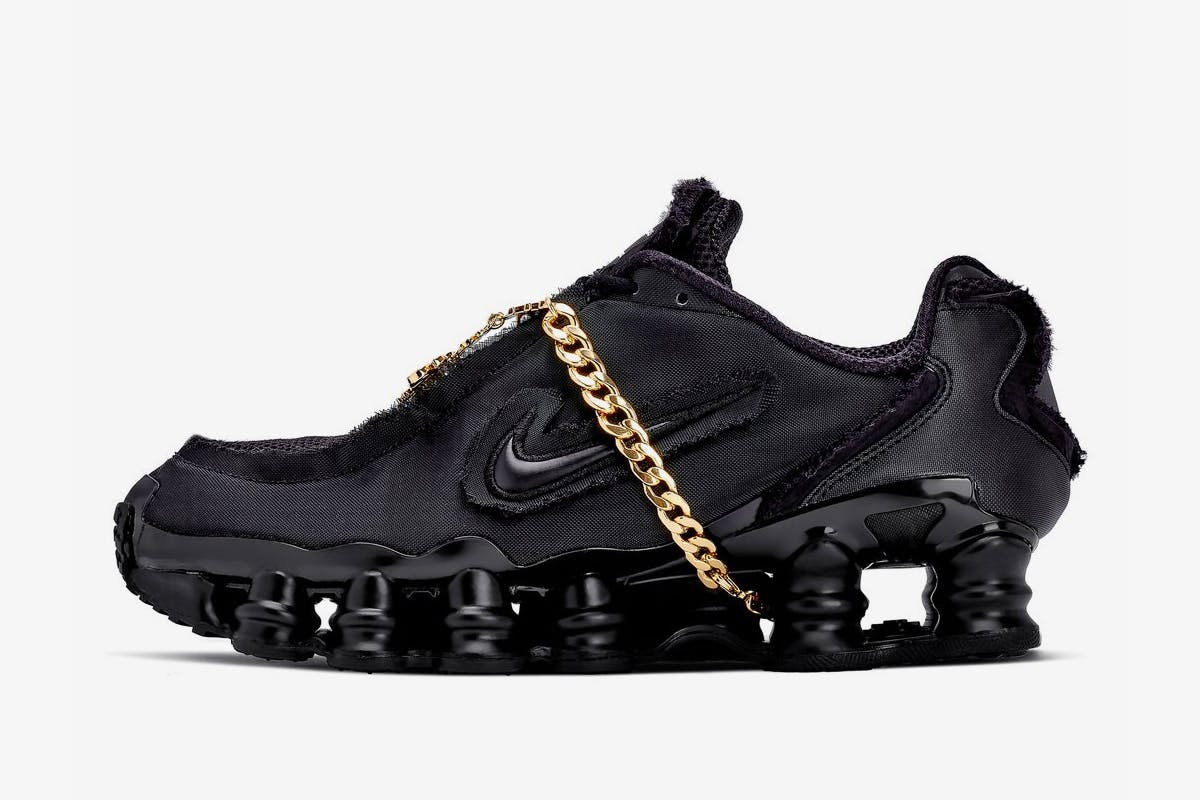 comme des garcons nike shox release date price