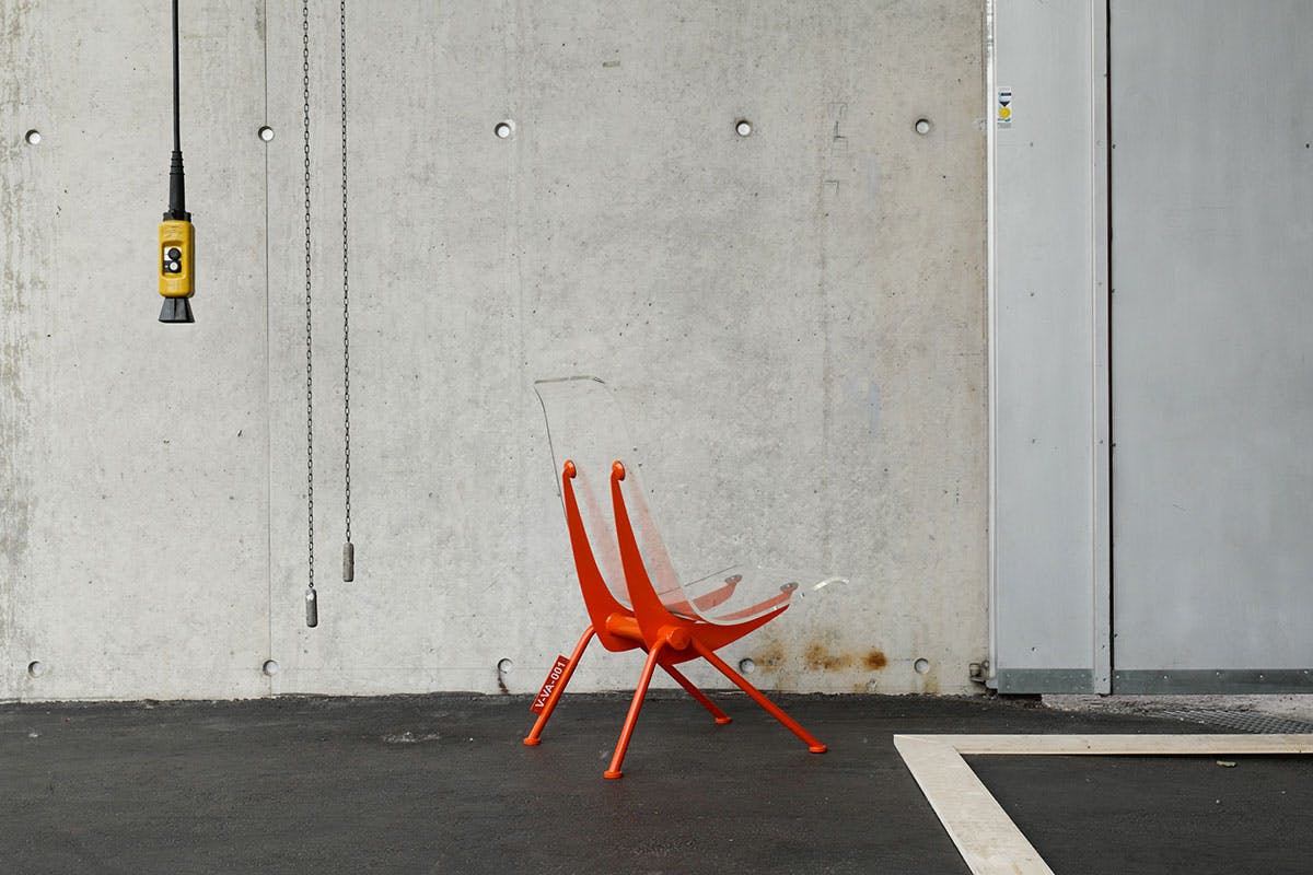 Skipping Down Virgil Abloh and Vitra's Orange Brick Road